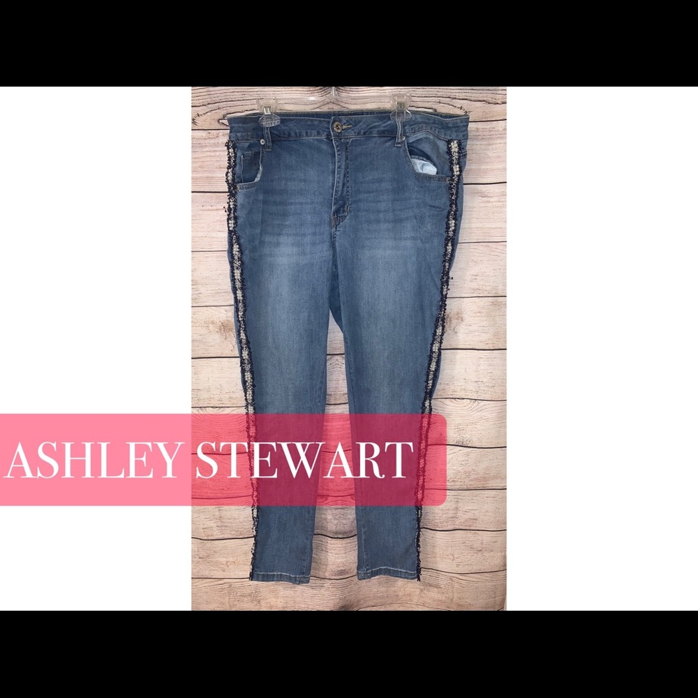 Ashley Stewart | Women’s | Size 16| Blue Jeans | Trendy | Plus size Jeans | Plus
